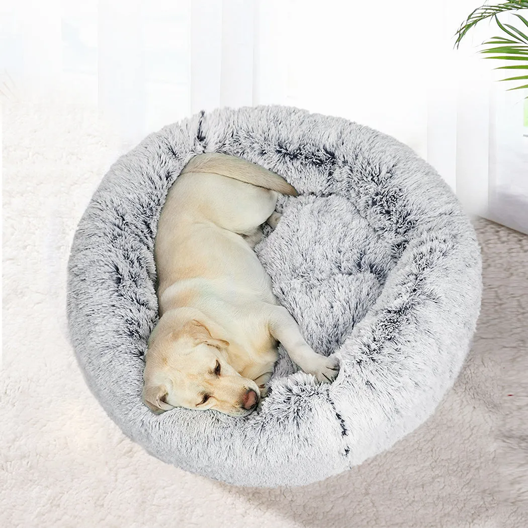 Replaceable Cover for Dog Calming Bed Mat Soft Plush Kennel - Charcoal XXL