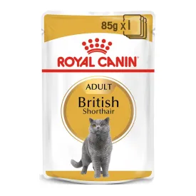 Royal Canin British Shorthair Adult In Gravy Wet Cat Food 85G
