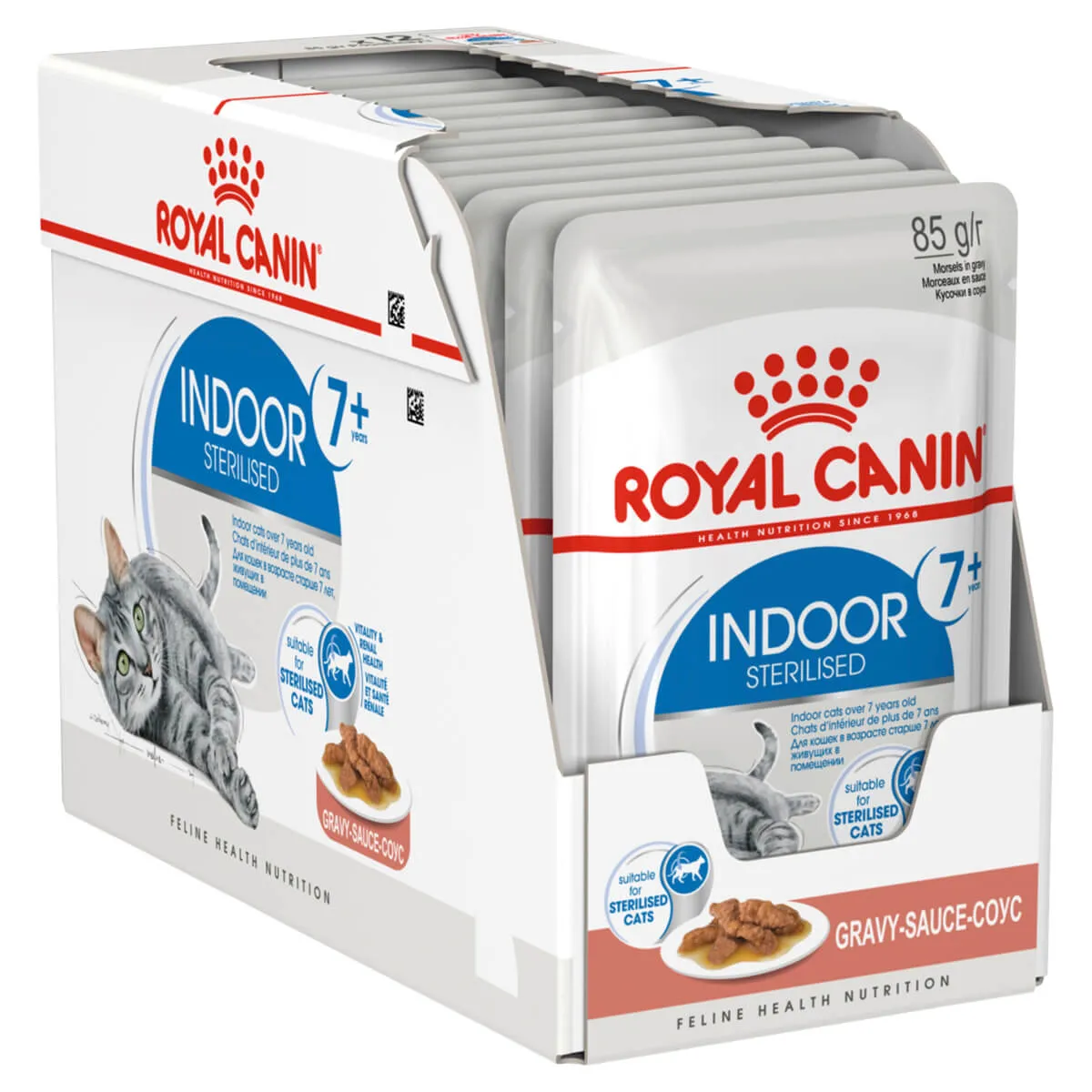 Royal Canin Indoor 7  Adult Gravy Wet Cat Food
