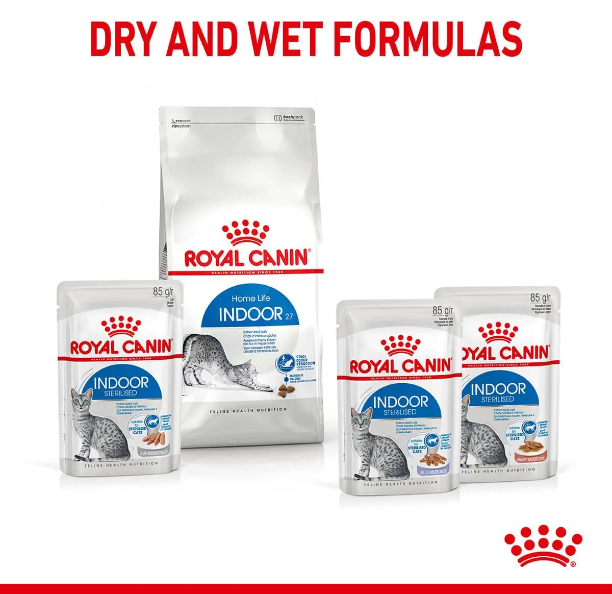 Royal Canin Indoor Gravy Wet Cat Food 85G