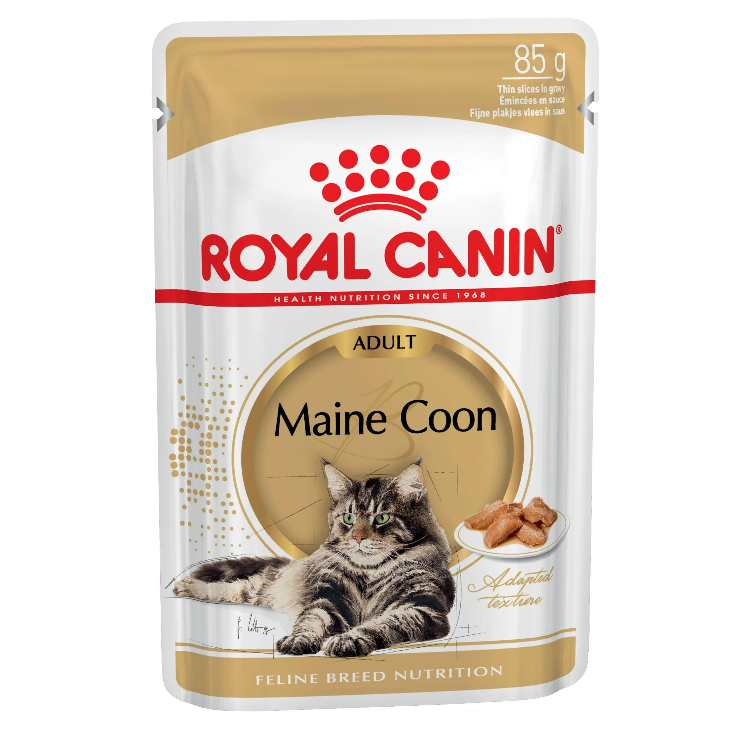 Royal Canin Maine Coon Adult In Gravy Wet Cat Food 85G