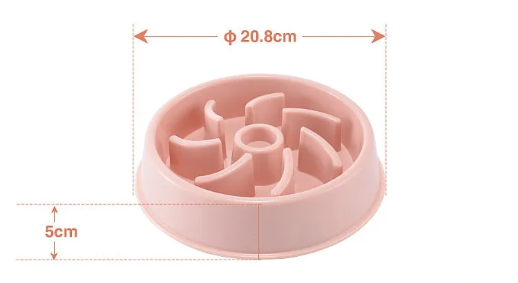 Slow Training Pet Feeder in Pastel Blue