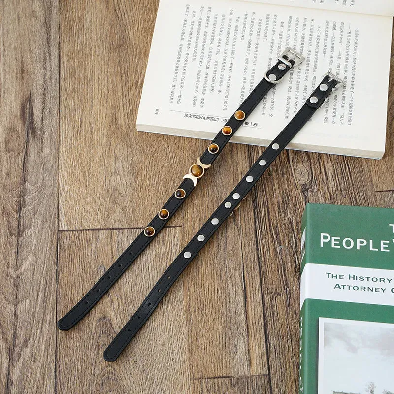 Tiger Eye Pet Collar for Protection