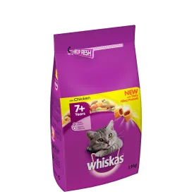 Whiskas 7  Senior Cat Complete Dry with Chicken