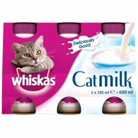 WHISKAS Cat Milk (3x200ml)