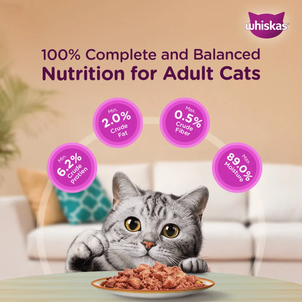 Whiskas Tuna in Jelly Kitten and Chicken Gravy Adult Cat Wet Food Combo