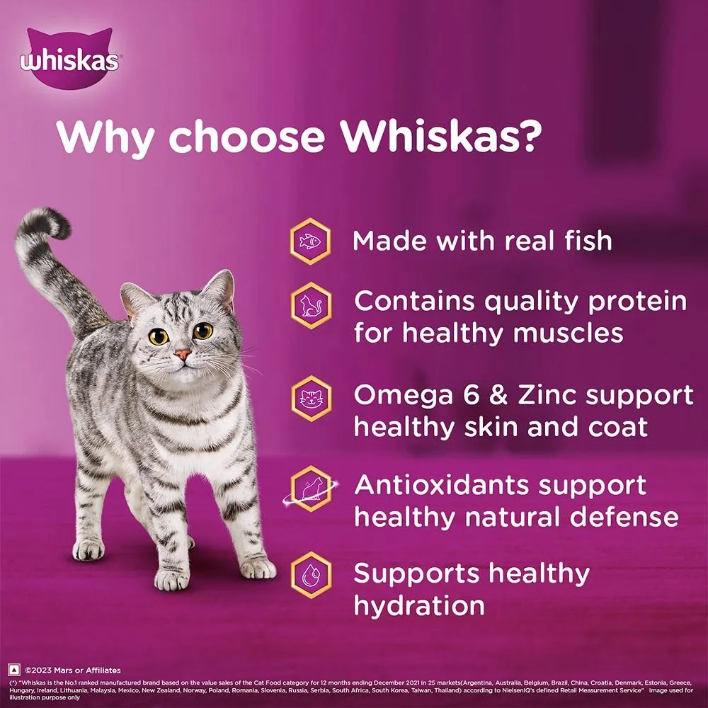 Whiskas Tuna in Jelly Kitten and Chicken Gravy Adult Cat Wet Food Combo