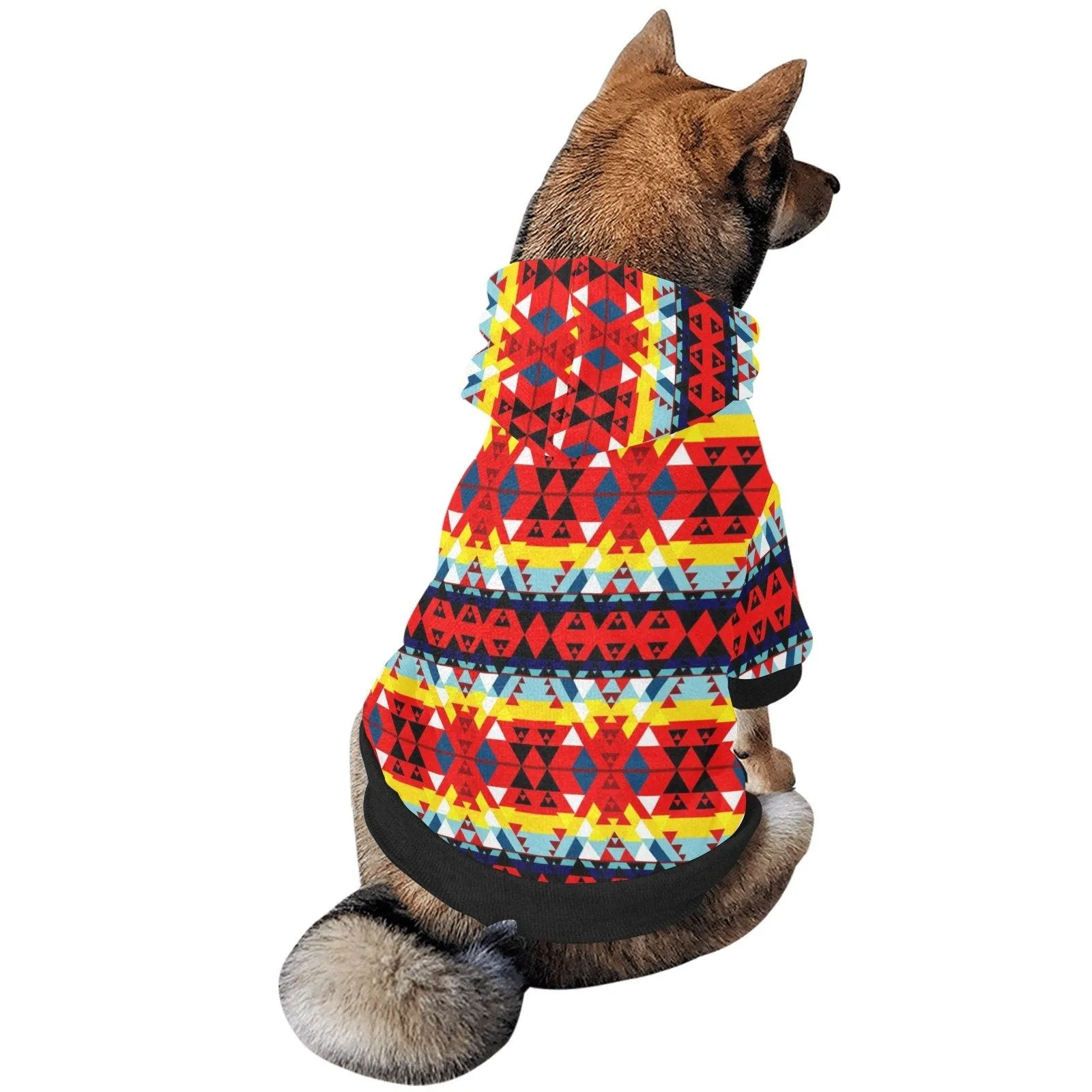 Writing on Stone Enemy Retreat Pet Dog Hoodie