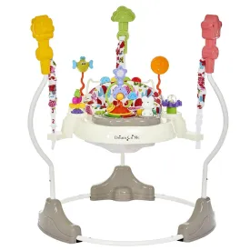Zany Activity Center Bouncer - Gray